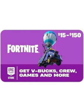 Digital eGift Card for Gaming - Instant Delivery, Perfect for Fortnite Fans!